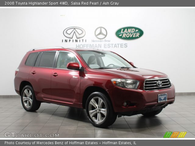 2008 Toyota Highlander Sport 4WD in Salsa Red Pearl