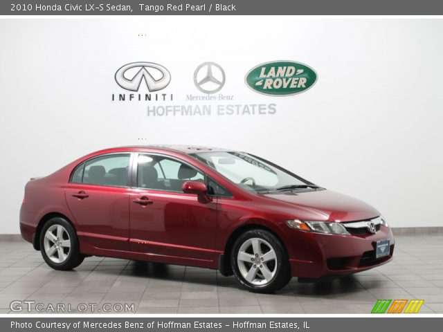 2010 Honda Civic LX-S Sedan in Tango Red Pearl