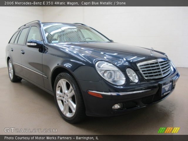 2006 Mercedes-Benz E 350 4Matic Wagon in Capri Blue Metallic