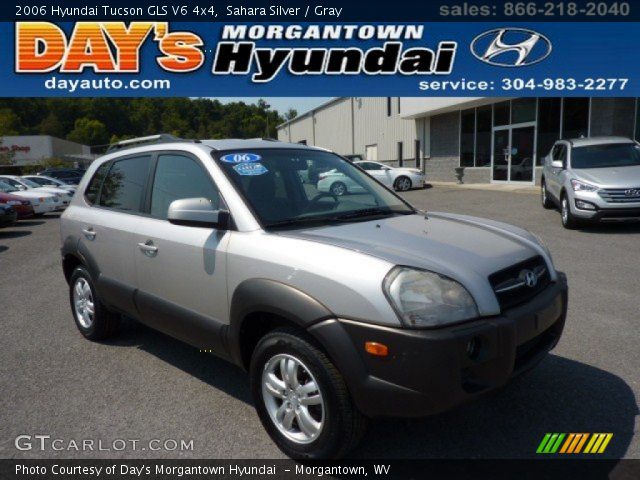 2006 Hyundai Tucson GLS V6 4x4 in Sahara Silver