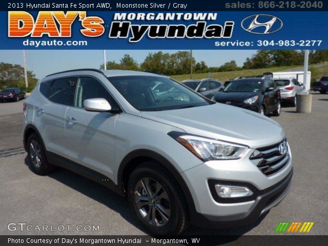2013 Hyundai Santa Fe Sport AWD in Moonstone Silver