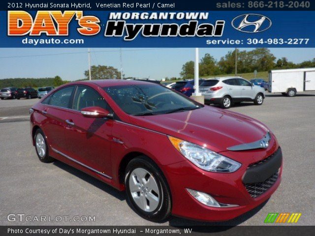 2012 Hyundai Sonata Hybrid in Venetian Red Pearl