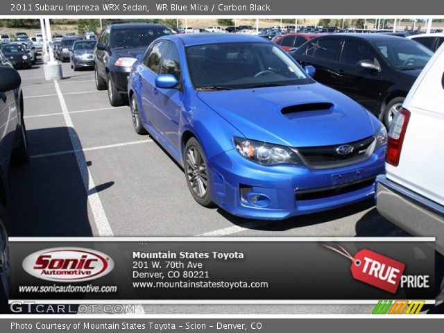 2011 Subaru Impreza WRX Sedan in WR Blue Mica