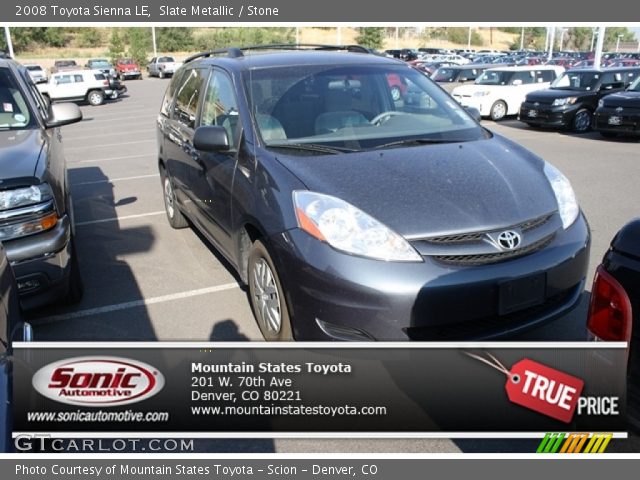 2008 Toyota Sienna LE in Slate Metallic