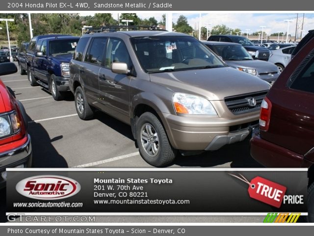 2004 Honda Pilot EX-L 4WD in Sandstone Metallic