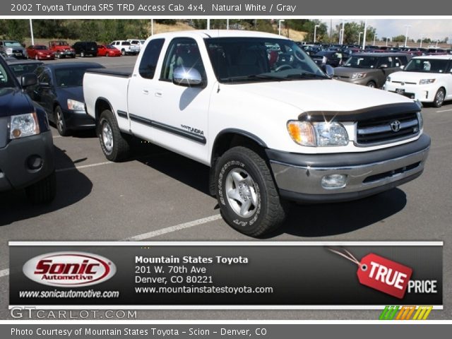 2002 Toyota Tundra SR5 TRD Access Cab 4x4 in Natural White
