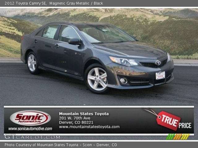 2012 Toyota Camry SE in Magnetic Gray Metallic