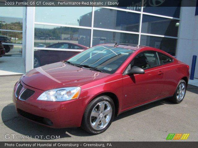 2009 Pontiac G6 GT Coupe in Performance Red Metallic