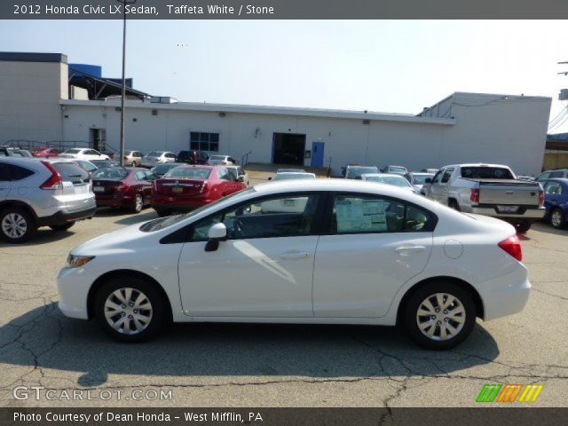 2012 Honda Civic LX Sedan in Taffeta White