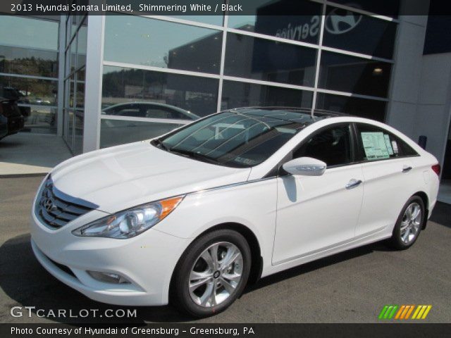 2013 Hyundai Sonata Limited in Shimmering White