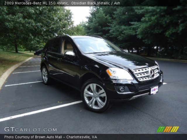 2009 Mercedes-Benz ML 350 4Matic in Obsidian Black Metallic