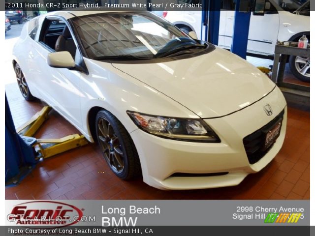 2011 Honda CR-Z Sport Hybrid in Premium White Pearl