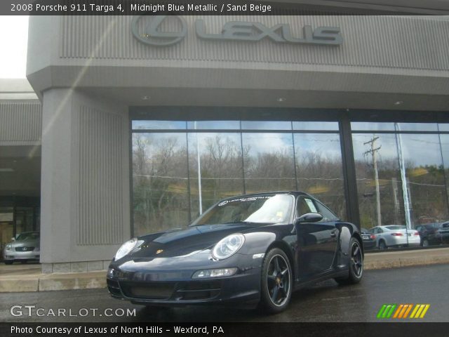 2008 Porsche 911 Targa 4 in Midnight Blue Metallic