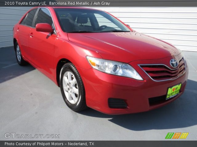 2010 Toyota Camry LE in Barcelona Red Metallic