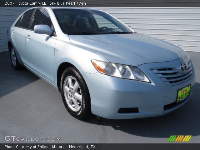 2007 Toyota Camry LE in Sky Blue Pearl