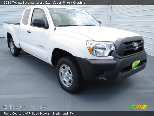 2013 Toyota Tacoma Access Cab in Super White