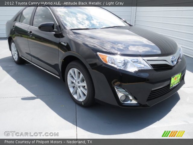 2012 Toyota Camry Hybrid XLE in Attitude Black Metallic
