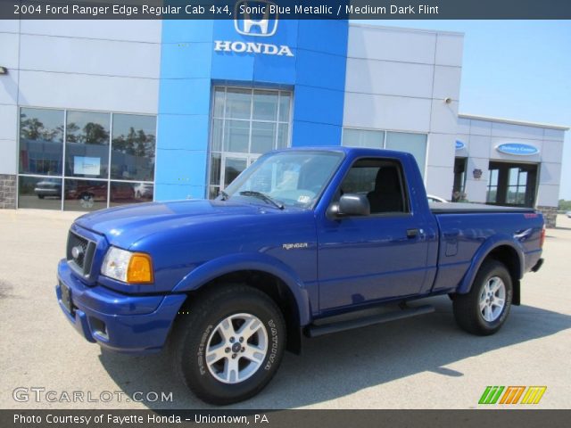 2004 Ford Ranger Edge Regular Cab 4x4 in Sonic Blue Metallic