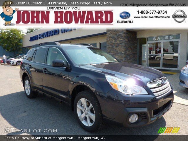 2013 Subaru Outback 2.5i Premium in Deep Indigo Pearl