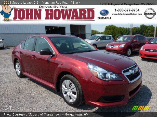 2013 Subaru Legacy 2.5i in Venetian Red Pearl
