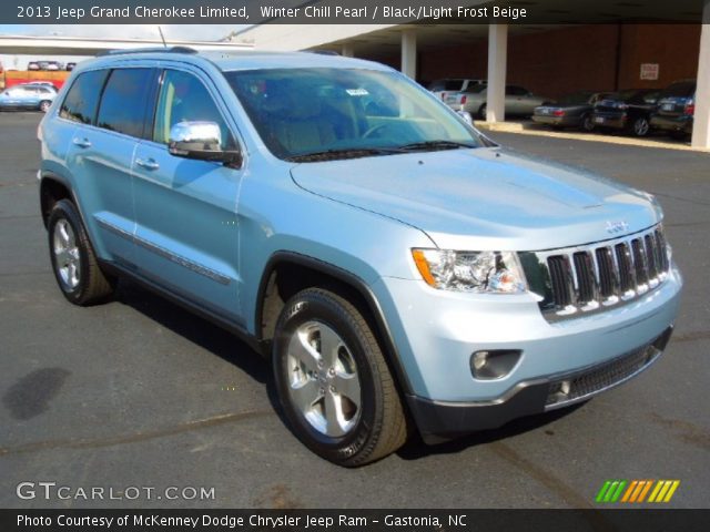 2013 Jeep Grand Cherokee Limited in Winter Chill Pearl
