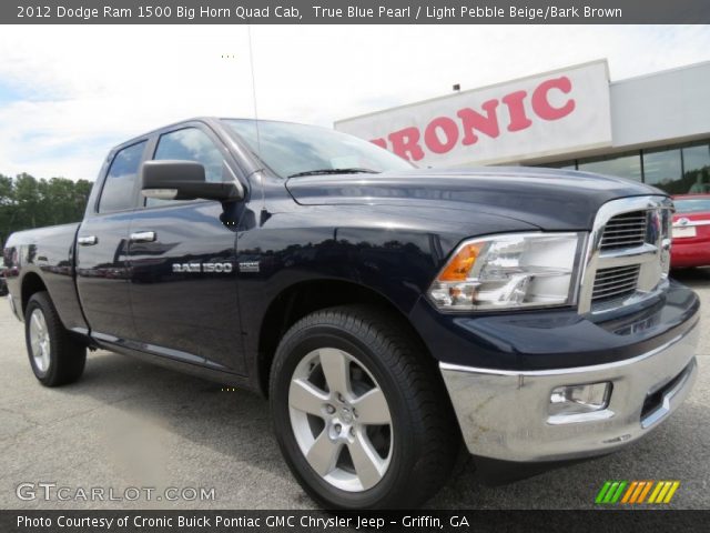2012 Dodge Ram 1500 Big Horn Quad Cab in True Blue Pearl