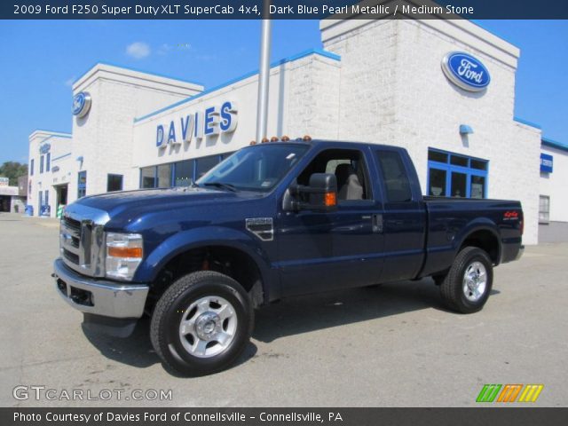 2009 Ford F250 Super Duty XLT SuperCab 4x4 in Dark Blue Pearl Metallic