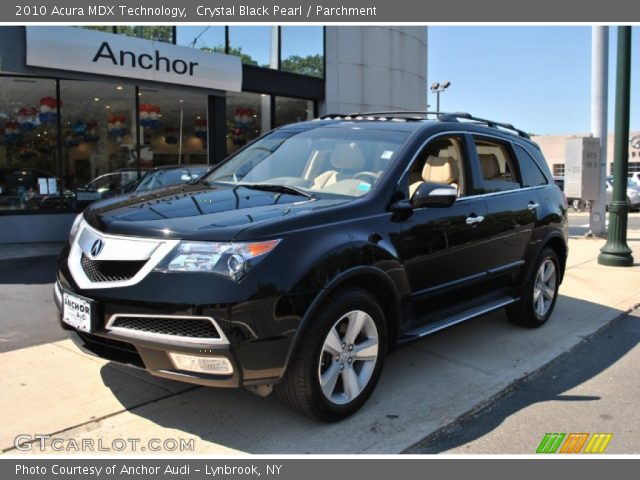 2010 Acura MDX Technology in Crystal Black Pearl