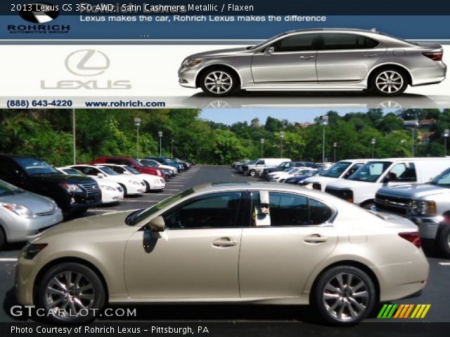 2013 Lexus GS 350 AWD in Satin Cashmere Metallic