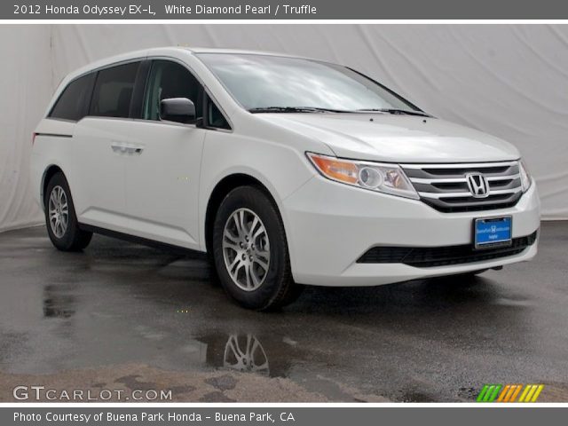 2012 Honda Odyssey EX-L in White Diamond Pearl