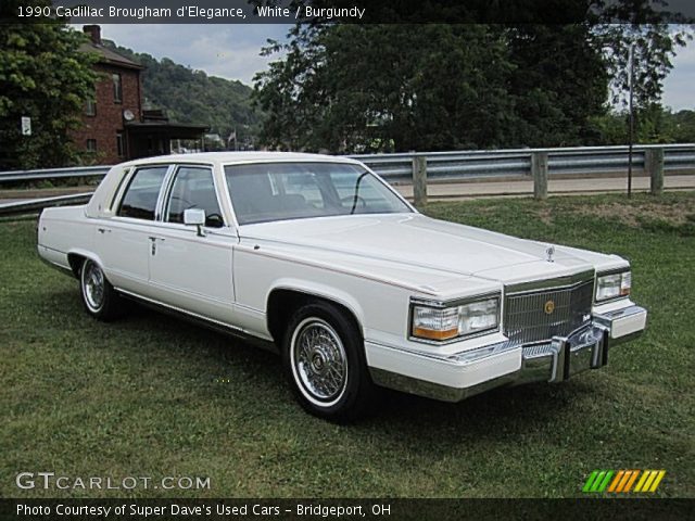 1990 Cadillac Brougham d'Elegance in White