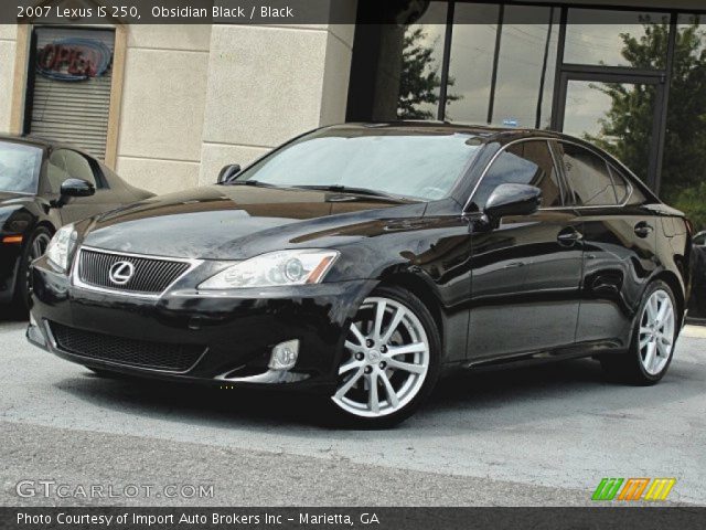 2007 Lexus IS 250 in Obsidian Black