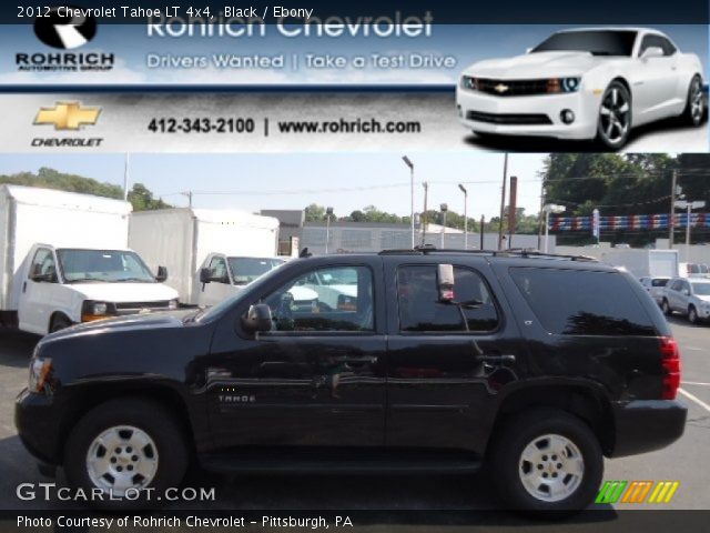 2012 Chevrolet Tahoe LT 4x4 in Black