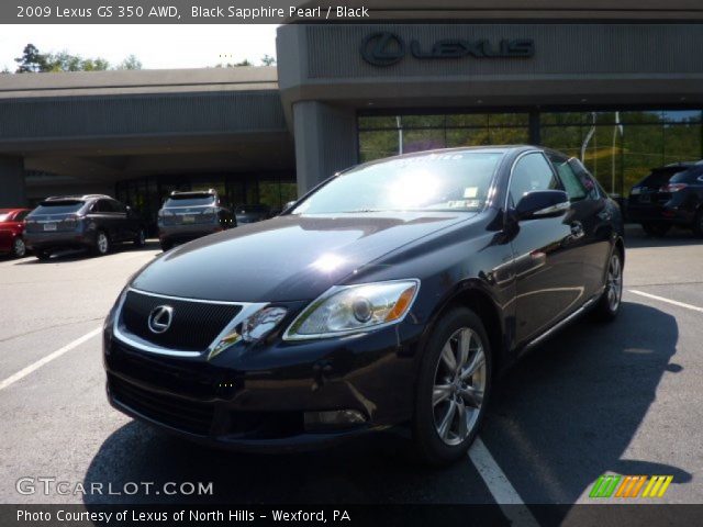 2009 Lexus GS 350 AWD in Black Sapphire Pearl