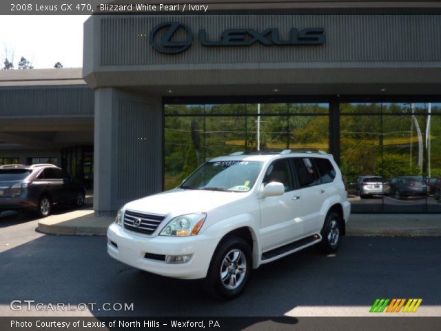 2008 Lexus GX 470 in Blizzard White Pearl