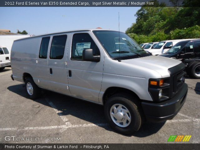 2012 Ford E Series Van E350 Extended Cargo in Ingot Silver Metallic