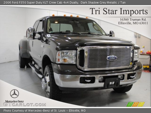 2006 Ford F350 Super Duty XLT Crew Cab 4x4 Dually in Dark Shadow Grey Metallic