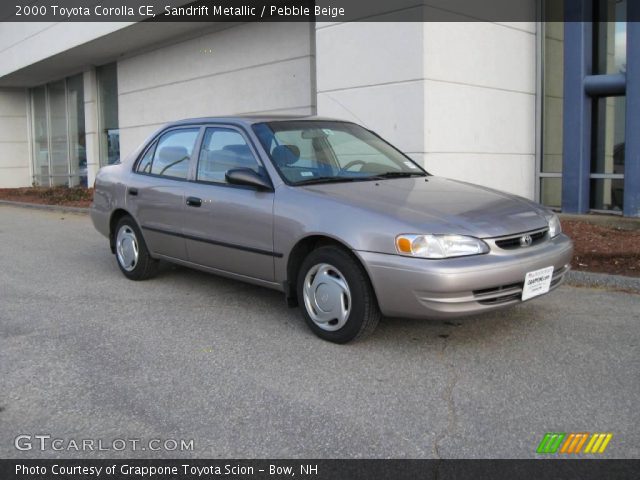 2000 Toyota Corolla CE in Sandrift Metallic