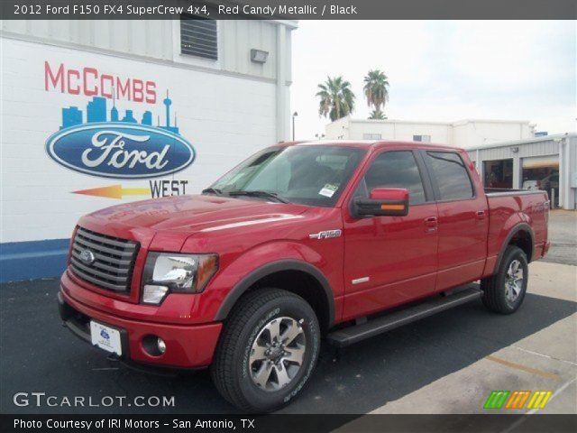 2012 Ford F150 FX4 SuperCrew 4x4 in Red Candy Metallic