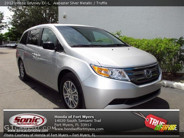2012 Honda Odyssey EX-L in Alabaster Silver Metallic