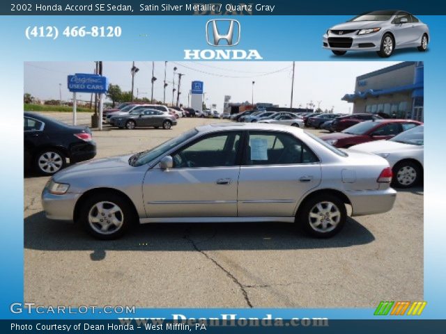 2002 Honda Accord SE Sedan in Satin Silver Metallic