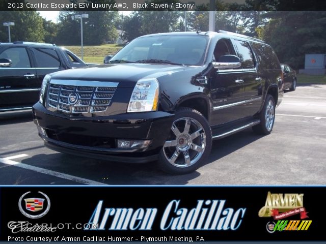 2013 Cadillac Escalade ESV Luxury AWD in Black Raven