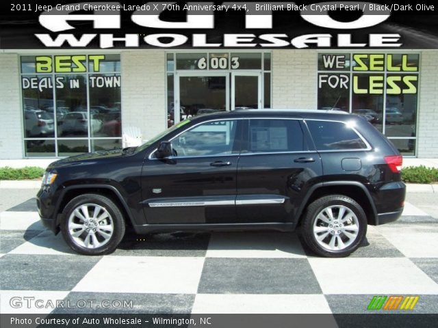 2011 Jeep Grand Cherokee Laredo X 70th Anniversary 4x4 in Brilliant Black Crystal Pearl