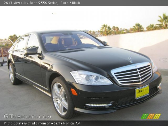 2013 Mercedes-Benz S 550 Sedan in Black