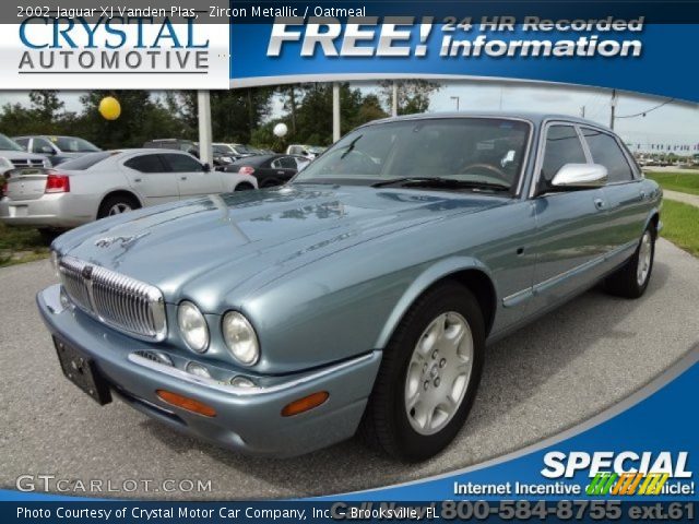 2002 Jaguar XJ Vanden Plas in Zircon Metallic