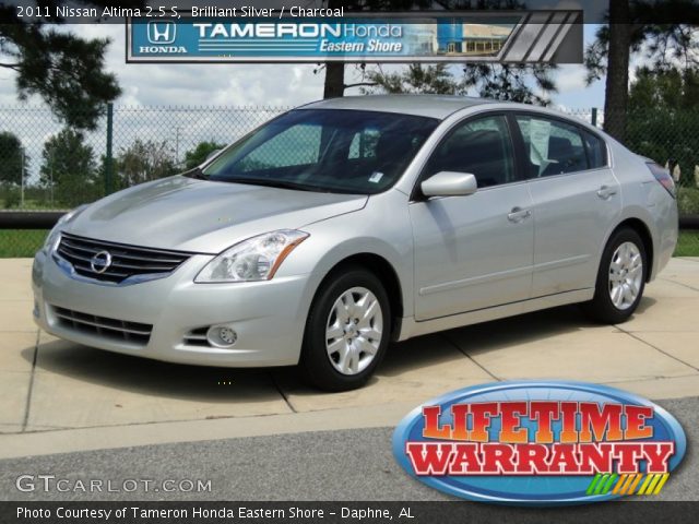 2011 Nissan Altima 2.5 S in Brilliant Silver