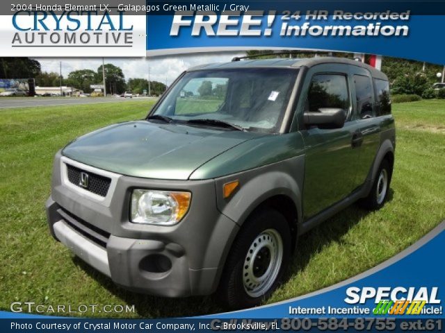 2004 Honda Element LX in Galapagos Green Metallic