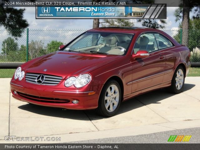 2004 Mercedes-Benz CLK 320 Coupe in Firemist Red Metallic