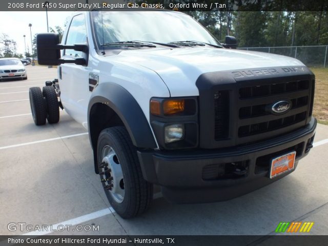 2008 Ford F450 Super Duty XL Regular Cab Chassis in Oxford White