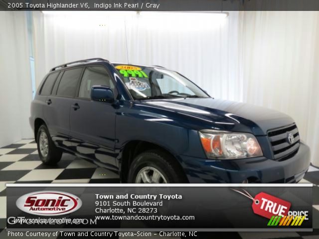 2005 Toyota Highlander V6 in Indigo Ink Pearl